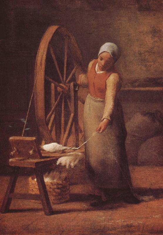 Jean Francois Millet The woman weaving the sweater Germany oil painting art